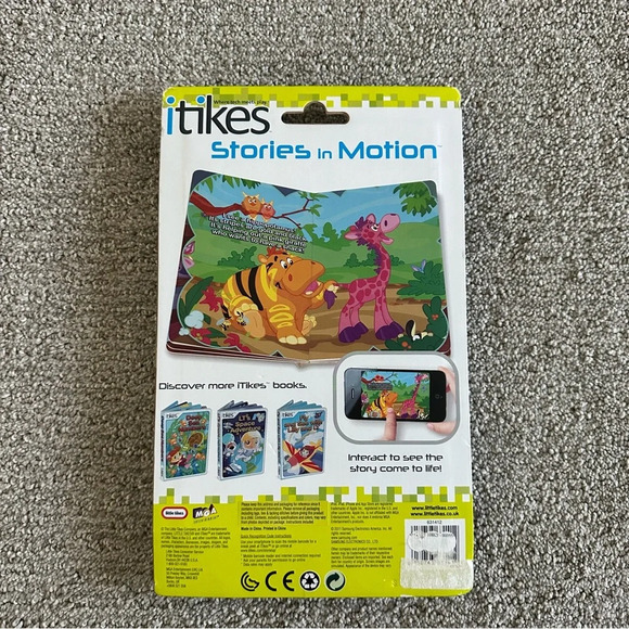 NEW iTikes Little Tikes Stories In Motion Crazy Color Safari Board Book - Picture 3 of 4